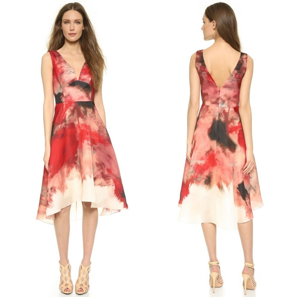 Lela rose double v dress size 8 $1,895